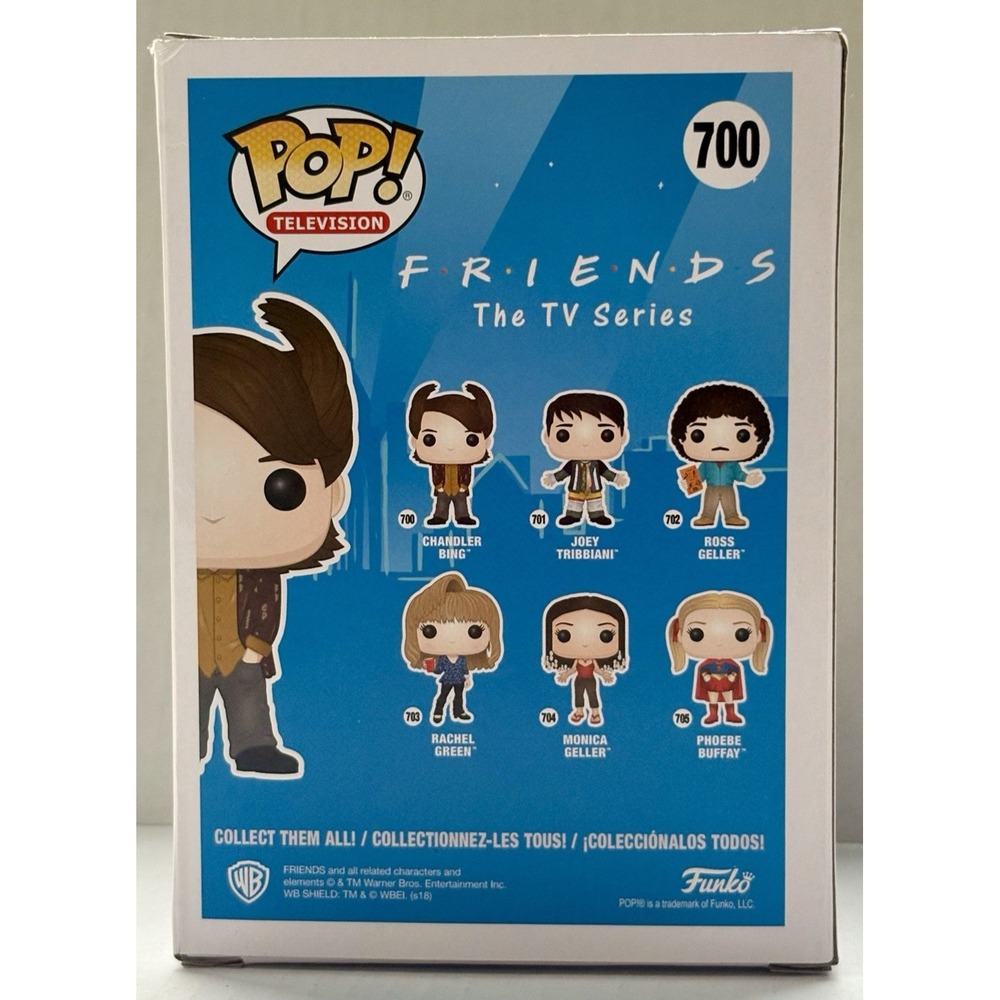 Funko POP! 80's Hair Chandler Bing 700 Friends Television - Minor Box Damage - Picture 4 of 8